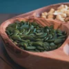 Olive Wood Snack Tray - Handcrafted Serveware Handcrafted olive wood snack tray with divided sections, Mediterranean serveware