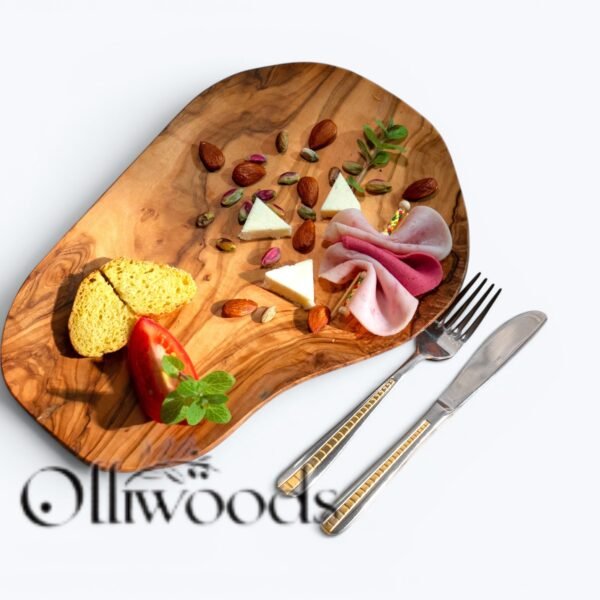 Olive Wood Oval Serving Platter Olive wood oval serving platter, Carthage Collection