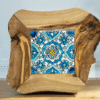 DSC06584-Enhanced-NR-Photoroom Olive wood ceramic coaster, close-up of ceramic inlay