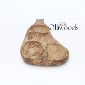 Olive wood serving tray with handle, Carthage Collection
