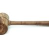 DSC07053 Olive wood meat tenderizer, side view