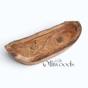 Olive Wood Bread Basket Olive wood oval bread basket