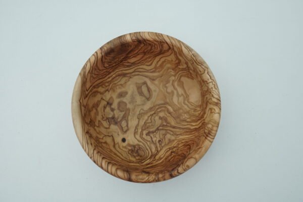 DSC07131 Olive wood nesting bowl, close-up of grain