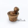 Olive Wood Mortar and Pestle Olive wood mortar and pestle