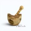 Olive Wood Natural Mortar and Pestle Natural olive wood mortar and pestle
