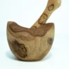 DSC06496 Olive wood mortar and pestle, close-up of grain