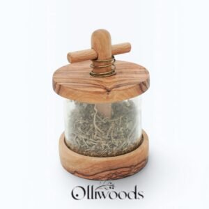 Olive Wood Herb Grinder Olive wood herb grinder