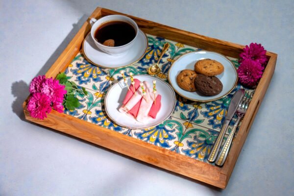 DSC00933 (3) Olive wood ceramic serving tray, full spread styled
