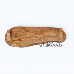 Olive Wood Serving Tray with Handle Olive wood serving tray with ergonomic handles