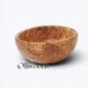 Olive wood salad bowl with matching forks