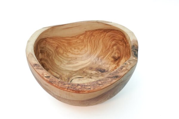 DSC07182 (1) Olive wood salad bowl with matching forks, styled